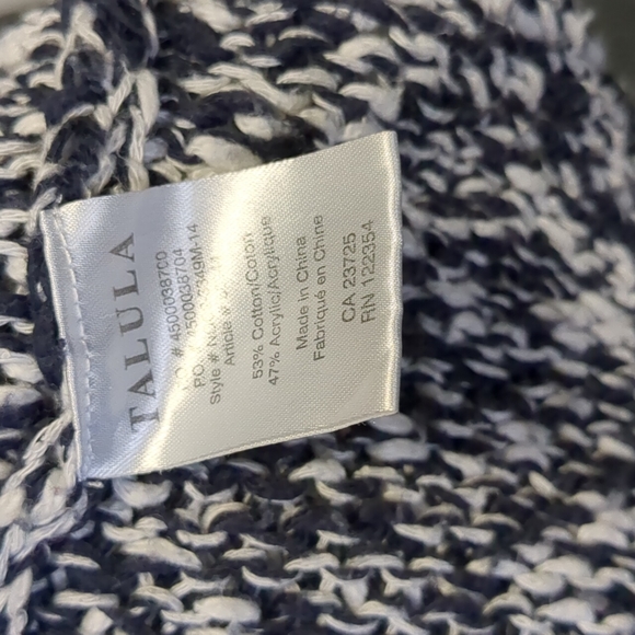 Talula Aritzia Avenue A Open Knit Asymmetrical Sweater S - Picture 4 of 5